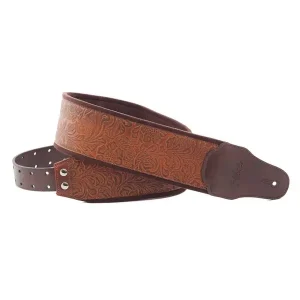 Expédié Aujourd'hui RIGHTON STRAPS B-SANDOKAN-WD COURROIE GUITARE CUIR VEGAN WOODY