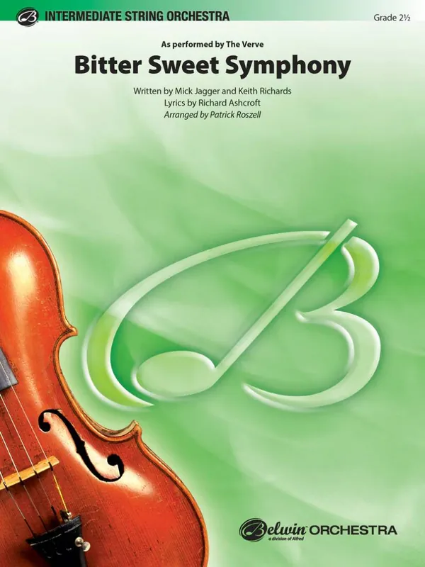 Prix Cassé Belwin Bitter Sweet Symphony - Jagger/Richards/Roszell - String Orchestra - Gr. 2.5