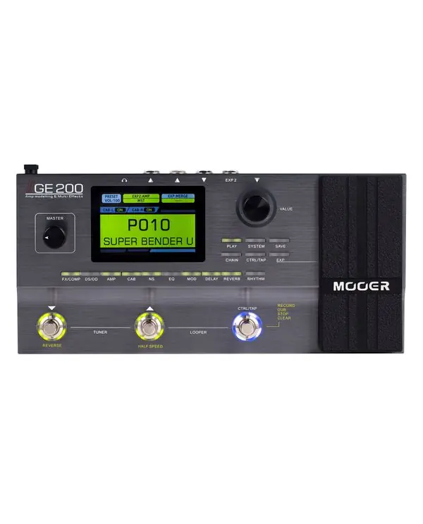 MOOER GE200 PEDALE MULTI-EFFETS Usine Directe