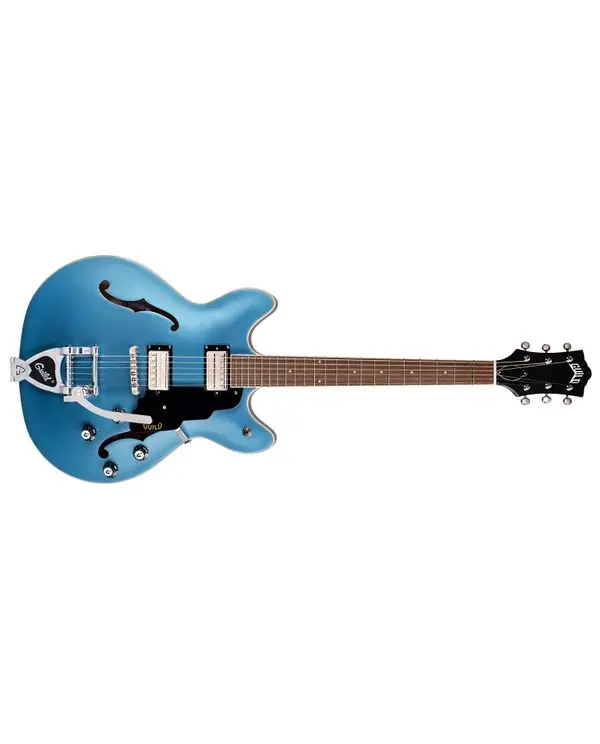 Vente Flash GUILD STARFIRE I DC PB GUITARE SEMI-HOLLOW BODY PELHAM BLUE