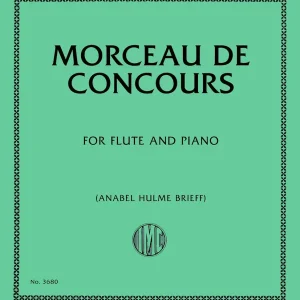 Dernier Modèle International Music Company Morceau de Concours - Faure - Flute/Piano - Book