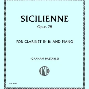 Meilleur Choix International Music Company Sicilienne, Op. 78 - Faure - Clarinet/Piano - Book