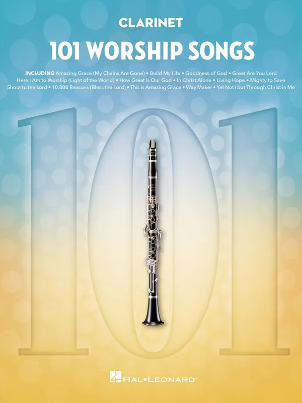 Seulement Aujourd'hui Hal Leonard 101 Worship Songs - Clarinet - Book