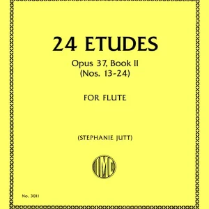 Remise International Music Company 24 Etudes, Op. 37, Book II (Etudes 13-24) - Bohm - Flute - Book