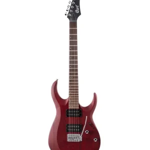 Authentique CORT X100OPBC GUITARE ELECTRIQUE BLACK CHERRY