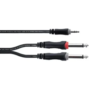 Affaire À Saisir CORDIAL EY5WPP CABLE MINI-JACK STEREO / 2 JACKs MONO - 5m