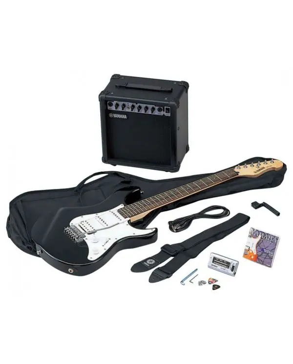 Quantité Limitée YAMAHA EG112GPII PACK GUITARE ELECTRIQUE NOIRE + ACCESSOIRES