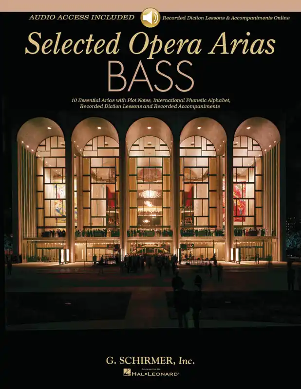 Petit Prix G. Schirmer Inc. Selected Opera Arias - Larson - Bass - Book/Audio Online