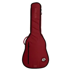 RITTER RGD2DSRD "DAVOS 2" HOUSSE GUITARE FOLK DREADNOUGHT ROUGE Expédition Rapide