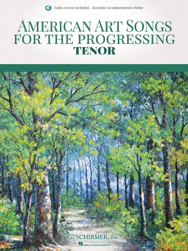 Top Vente G. Schirmer Inc. American Art Songs for the Progressing Singer - Tenor - Book/Audio Online