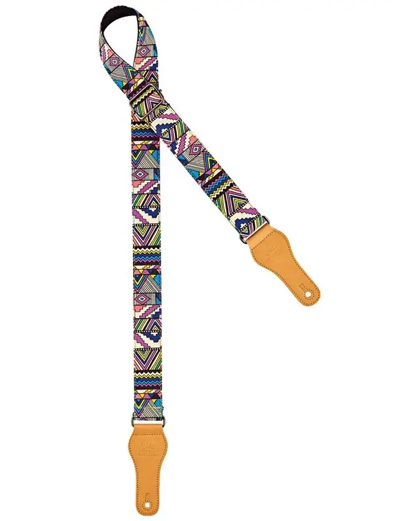 Vente Directe ORTEGA OCS-510U COURROIE UKULELE COTON MOTIF "MODERN ARTS"