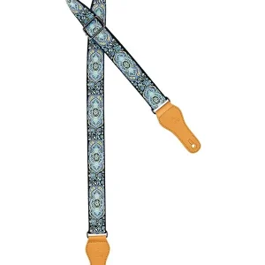 ORTEGA OCS-550U COURROIE UKULELE COTON MOTIF "CLASSIC BLUE" Seulement Aujourd'hui