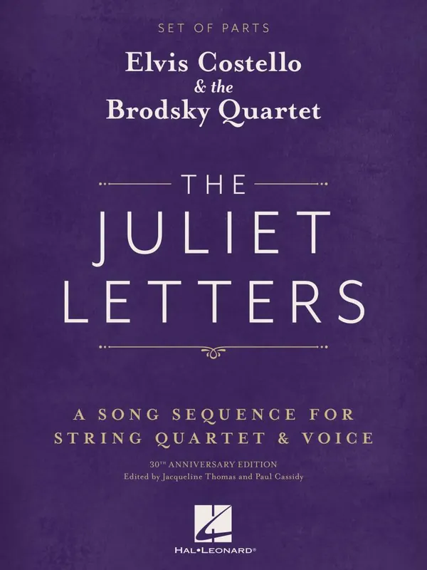 Hal Leonard Juliet Letters - Elvis Costello & the Brodsky Quartet Expédition Rapide