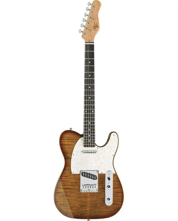 MICHAEL KELLY 1953 GUITARE ELECTRIQUE CARAMEL BURST Prix Réduit