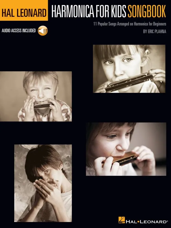 Hal Leonard Harmonica for Kids Songbook - Plahna - Book/Audio Online Meilleur Choix