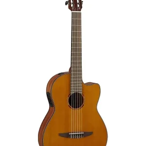 Nouveauté YAMAHA NCX1C NT GUITARE CLASSIQUE ELECTRO PAN COUPE CEDRE NATURAL