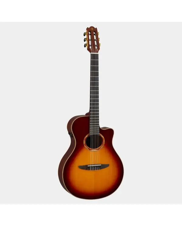 YAMAHA NTX3 BSB GUITARE CLASSIQUE ELECTRO PAN COUPÉ BOWN SUNBURST Petit Prix