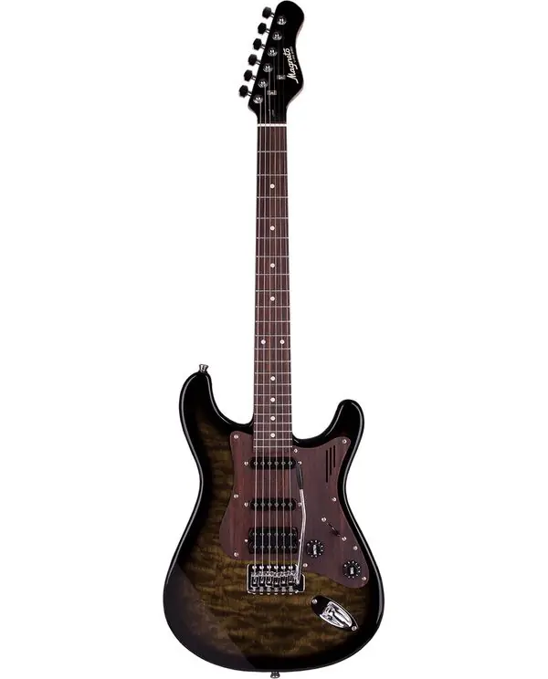 MAGNETO U-ONE MODERN US-2300RC/QMTBK GUITARE ELECTRIQUE TRANS. BLACK Usine Directe