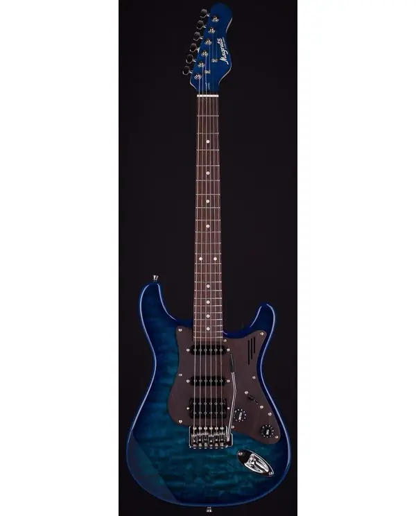 Paiement Sécurisé MAGNETO U-ONE MODERN US-2300RC/QMTBL GUITARE ELECTRIQUE TRANS. BLUE