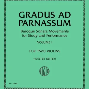 Promotion Saisonnière International Music Company Gradus ad Parnassum, Volume I - Violin Duet - Book