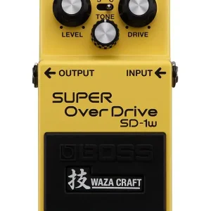 BOSS SD-1W WAZA CRAFT PEDALE SUPER OVERDRIVE Retour Gratuit