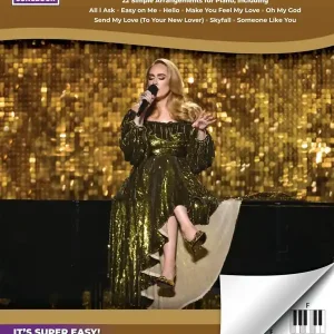Prix Promo Hal Leonard Adele Super Easy Songbook - Easy Piano - Book