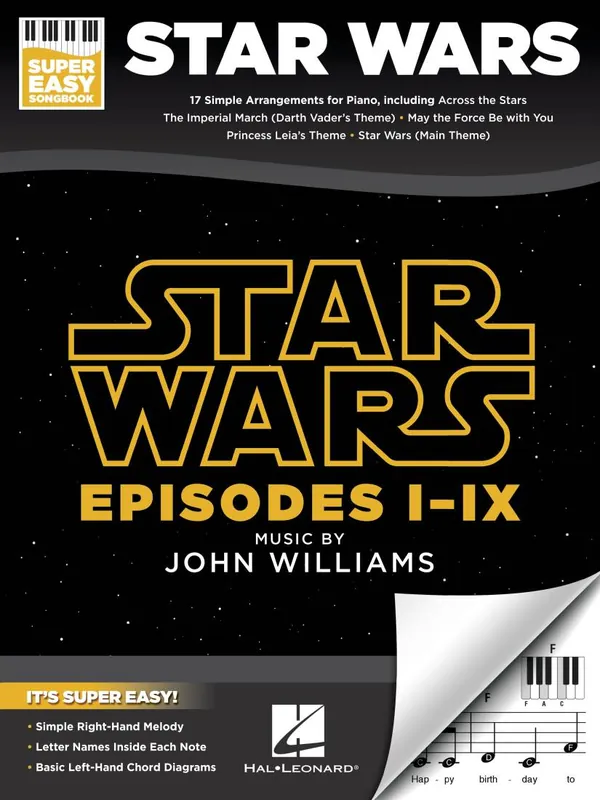 Soldes Hal Leonard Star Wars Super Easy Songbook - Piano - Book