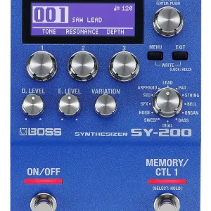 Paiement Sécurisé BOSS SY-200 PEDALE SYNTHETISEUR POUR GUITARE