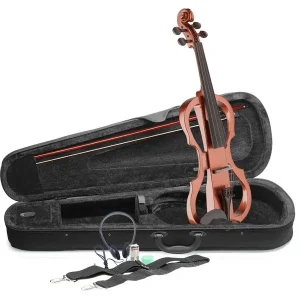 STAGG EVN X-4/4 VBR VIOLON ELECTRIQUE AVEC ACCESSOIRES BRUN Top Vente