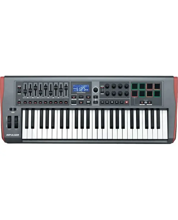Usine Directe NOVATION IMPULSE-49 CLAVIER MAITRE 49 TOUCHES