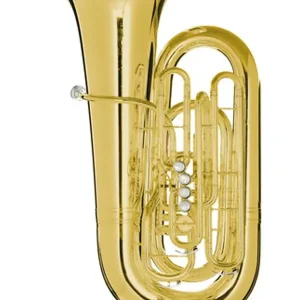 Top Vente MELTON 5450-L "THOR" TUBA EN UT 5/4 4 PISTONS + 1 PALETTE VERNI
