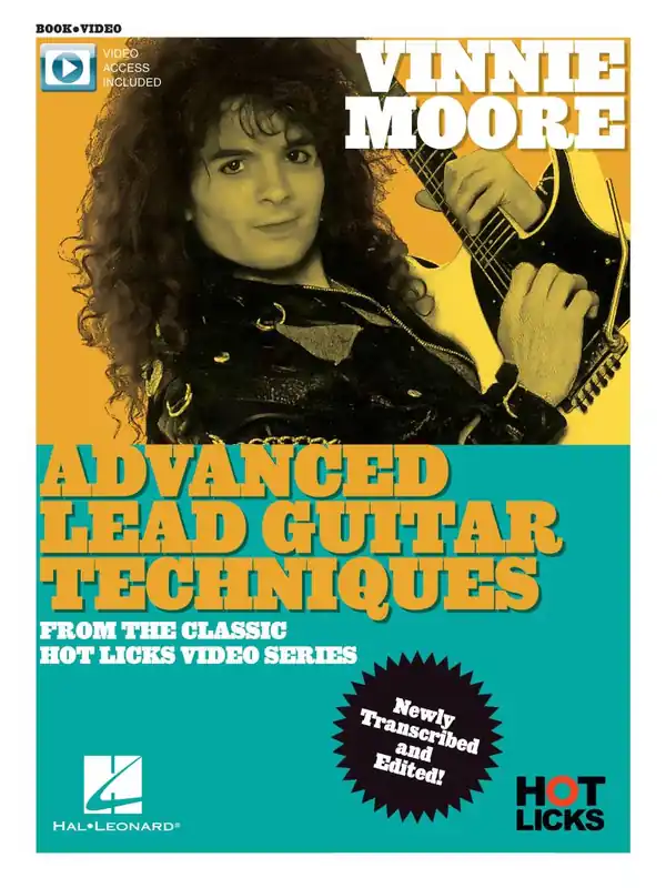 Hal Leonard Vinnie Moore Advanced Lead Guitar Techniques - Book/Video Online Offre Du Jour