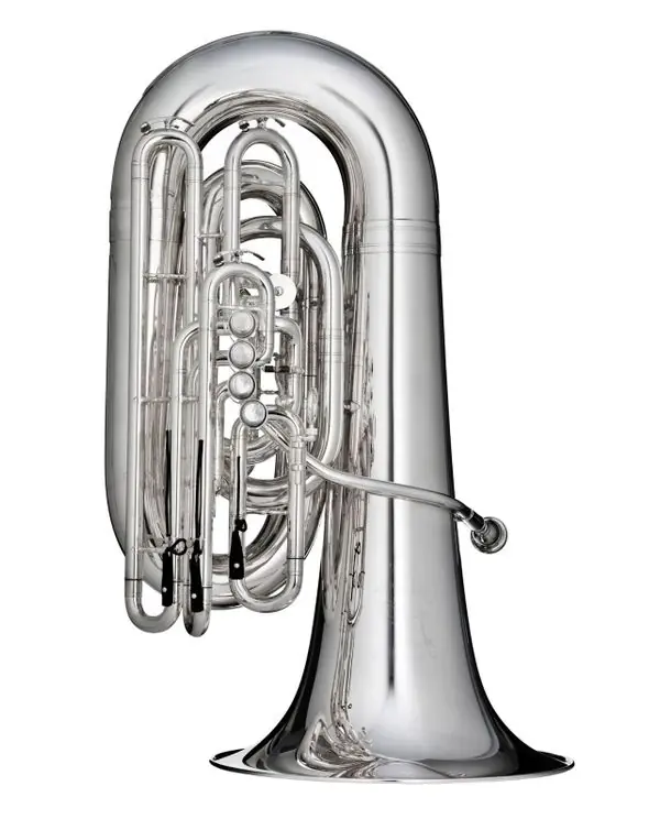 Dernière Chance MELTON 3225-S "URSUS" TUBA EN UT 4/4 4+1 PISTONS ARGENTE