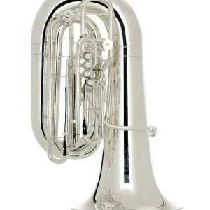 MELTON 6450-S "BEAR" TUBA EN UT 6/4 4 PISTONS + 1 PALETTE ARGENTÉ Achetez Aujourd'hui