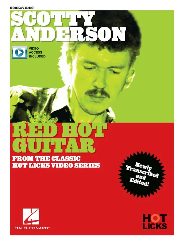 Produit De Marque Hal Leonard Scotty Anderson Red Hot Guitar - Book/Video Online