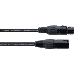CORDIAL EM1.5FM "ELEMENTS" CABLE XLR MLE / XLR FEMELLE - 1,5m Achat Immédiat