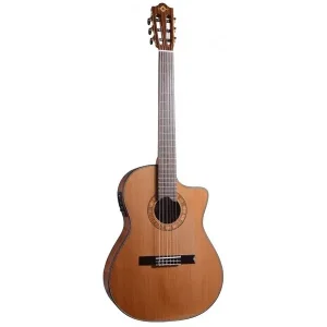 MARTINEZ MP14-MH CROSSOVER GUITARE CLASSIQUE ELECTRO-ACOUSTIQUE NAT. Solde