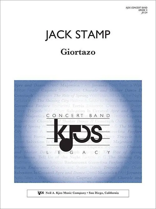 Satisfait Ou Remboursé Neil A. Kjos Music Co Giortazo - Stamp - Concert Band - Gr. 5