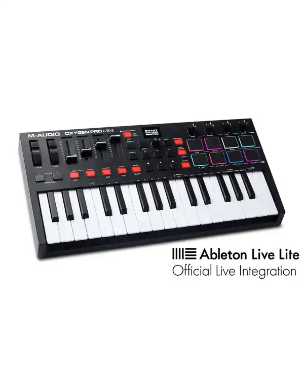 M-AUDIO OXYGENPROMINI CLAVIER MAITRE USB MIDI - 32 mini-touches Haute Qualité