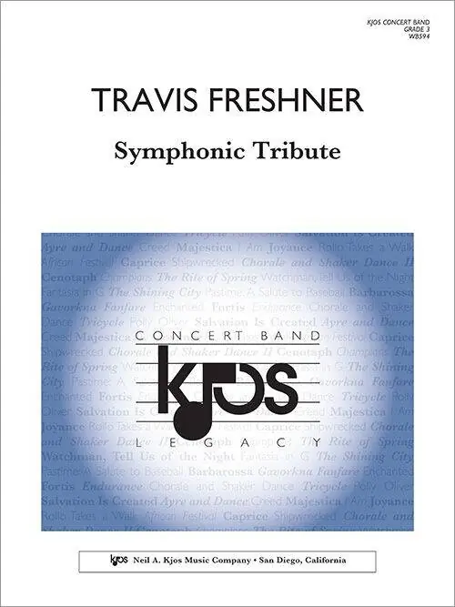 Neil A. Kjos Music Co Symphonic Tribute - Freshner - Concert Band - Gr. 3 Soldes