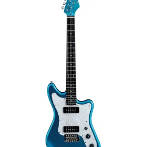 EKO CAMAROVR-P90-BLU GUITARE ELECTRIQUE TYPE "JAGUAR" BLUE SPARKLE Commande En Gros