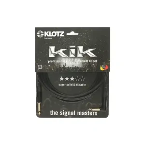 Affaire À Saisir KLOTZ KIKKG3.0PRSW CABLE JACK MONO/JACK 90° MONO CONTACT AURIFIÉ 3m