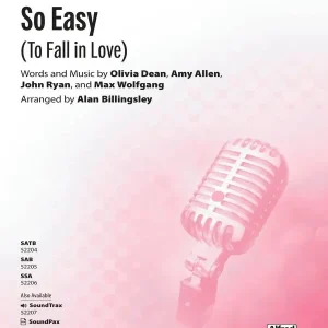 Expédition Rapide Alfred Publishing So Easy (to Fall in Love) - Billingsley - Choral Octavo - SATB Accompanied