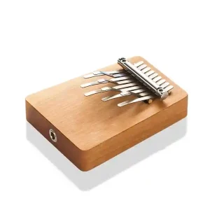 Expédié Aujourd'hui HOKEMA B9-EL KALIMBA ELECTRO 9 LAMES BLOC EN CERISIER NOIR MASSIF
