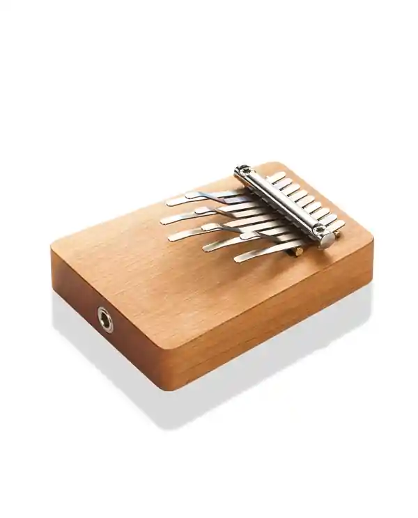Expédié Aujourd'hui HOKEMA B9-EL KALIMBA ELECTRO 9 LAMES BLOC EN CERISIER NOIR MASSIF