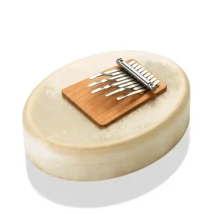 HOKEMA SANSULA DELUXE KALIMBA 9 LAMES CAISSE BOIS & PEAU NATURELLE Acheter Direct
