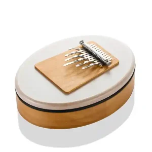 HOKEMA SANSULA BASIC MELODY KALIMBA 11 LAMES CAISSE BOIS & PEAU SYNT. Promotion