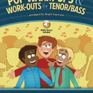 Hal Leonard Pop Warm-ups and Work-outs for Tenor/Bass - Emerson - Book/Audio Online Quantité Limitée