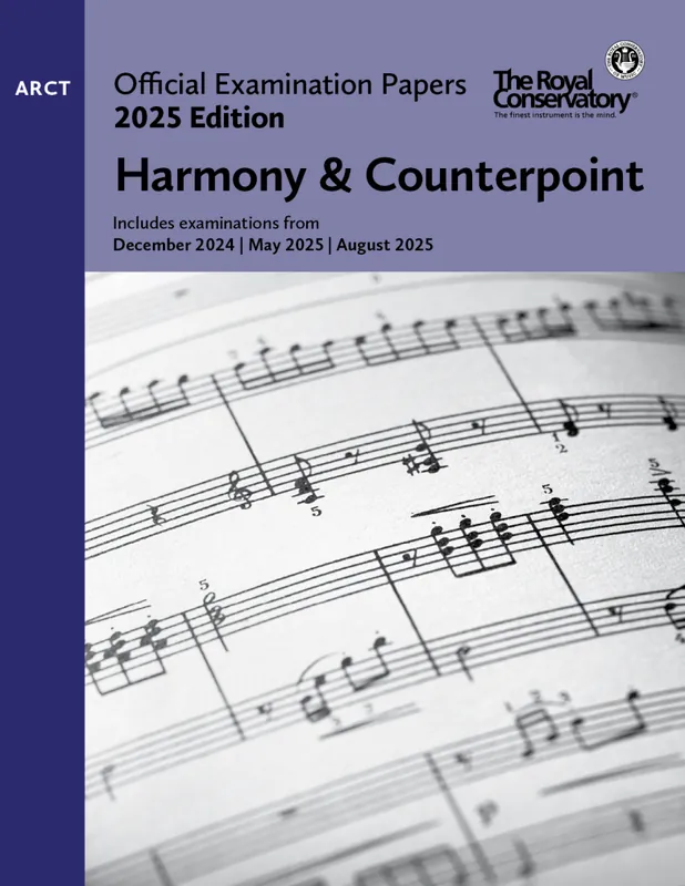 Frederick Harris Music Company RCM Official Examination Papers 2025 Edition Harmony/Counterpoint, ARCT - Book Meilleur Prix