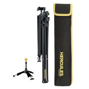 HERCULES DS440BP PACK SUPPORT CLARINETTE TravLite + PUPITRE BS030BB Offre Spéciale